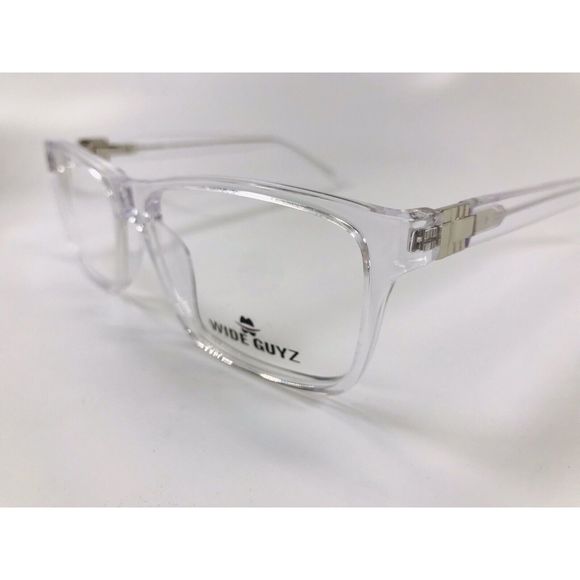 New Wide Guyz Crystal BULLDOG Eyeglasses 57mm for The Stylish Large Man - Picture 4 of 12